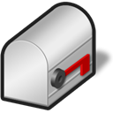 Mailbox Black icon