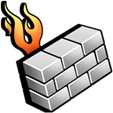 Firewall Black icon