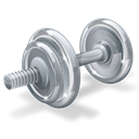 weight, Barbell, gym, weightlifting, weights, fitness, dumbell, Physical, dumbbell Black icon