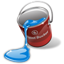 Bucket, paint, fill Black icon