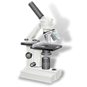science, Biology, microscope Black icon