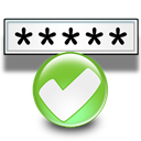 validation, input Black icon