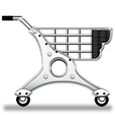 ecommerce, shopping cart Black icon