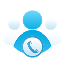 group, Call, support, Skype, user Black icon