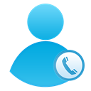 Call center, Call, user Black icon