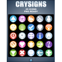 tux, by, crysigns, kyo DarkSlateGray icon