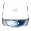 Dvd, mini, mac Black icon