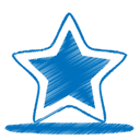 bookmark, Blue DarkCyan icon