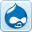 Drupal, 48x48, cesta Lavender icon