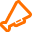 announcement, advertising, blog DarkOrange icon