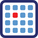 Calendar CornflowerBlue icon