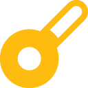 security, Key Orange icon