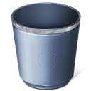recycle bin, Empty, Trash DarkSlateGray icon