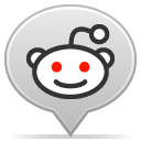 Social, Reddit, Balloon Gainsboro icon