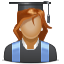 student, user, pupil, Girl, lady, woman DarkSlateGray icon