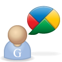 Google buzz, user, Buzz Black icon