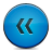 rewind, button, Blue DodgerBlue icon