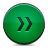 round, green, dark green, fastforward, button ForestGreen icon