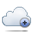 Add, Cloud Lavender icon