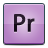 Premiere, creative, suite Plum icon