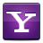 Messenger, Social, yahoo DarkSlateBlue icon