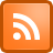 Rss, feed Coral icon