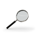 search, magnifying glass, Find Black icon