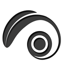 Spiral Black icon