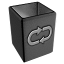 Bin, Empty, recycle DarkSlateGray icon