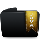 Folder, Java Black icon