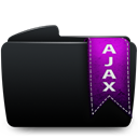 Folder, Ajax Black icon