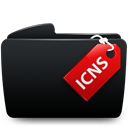 Folder, Icns Black icon