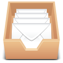 inbox, emails BurlyWood icon