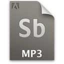 Sb, Audio, secondary, File, document, mp3 DimGray icon