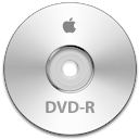 Dvd, r DarkGray icon