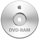 Dvd, ram DarkGray icon