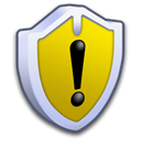 security, warning Black icon