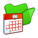Scheduled, green, Folder, Tasks LimeGreen icon