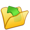 yellow, parent, Folder Black icon