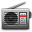 Broadcast, radio DarkSlateGray icon