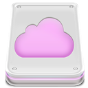 Disk, mobileme, Cloud, drive Gainsboro icon
