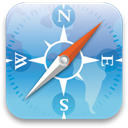 Browser, safari, brower, compass SkyBlue icon