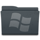 windows, Folder, system DarkSlateGray icon