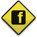Logo, sign, square, Facebook Black icon