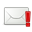 mail, important, mark, Gnome WhiteSmoke icon