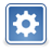 Gnome, Emblem, 48, system SteelBlue icon