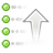 Gnome, Ascending, sort, view, 48 Gray icon