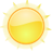 sun, 48, weather, Clear, Gnome Gold icon