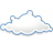 Overcast, weather, Gnome, 48 CornflowerBlue icon