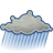 showers, weather, Gnome, 48 DarkSlateBlue icon